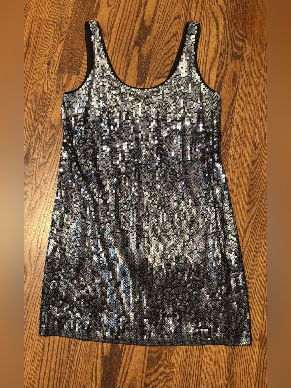 Express Gradient Sequin Mini Dress S